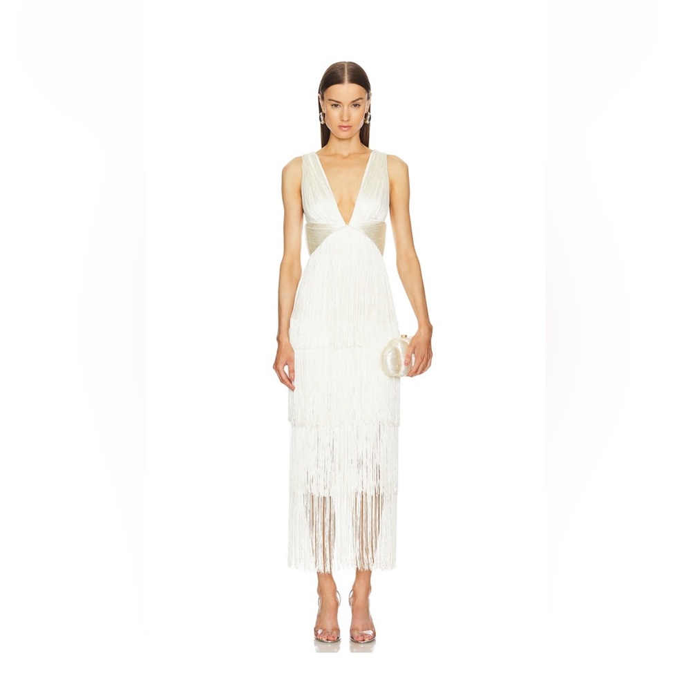 X Revolve Skylar Maxi Dress in Ivory